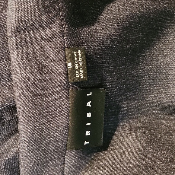 Tribal Denim Look Blazer Cardigan - Picture 7 of 8